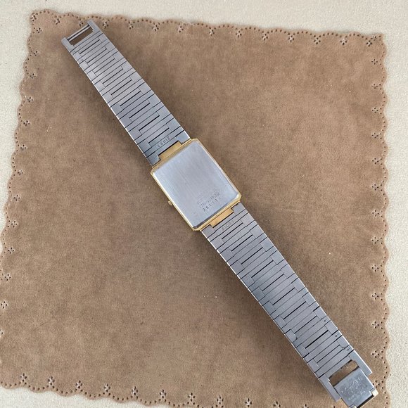 Vintage Unisex 18 Karat Heavy Gold Plated Lassale by Seiko luxury Watch - Picture 7 of 9